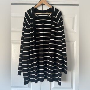 Cyrus Women’s Plus Size Striped Cardigan (3X)